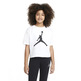 Jordan Girls Jumpman Graphic Core Boxy Tee "White"