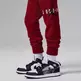 Jordan Infants Jumpman Sustainable Pullover Hood and Joggers Set "Gym Red"