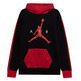 Jordan Infants Air Speckle Fleece Pullover Hoodie "Gym Red"