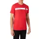 New Era Chicago Bulls Team Logo Stripe Tee "Red"