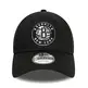 New Era NBA Brooklyn Nets Infill Black 9FORTY Adjustable Cap