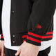 New Era NBA Chicago Bulls Patch Logo Bomber Jacket "Black"