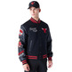 New Era NBA Chicago Bulls Patch Varsity Jacket "Black "