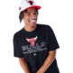 New Era NBA Chicago Bulls Tech Oversized T-Shirt "Black"