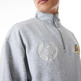 New Era NBA LA Lakers Lifestyle Quarter Zip Sweater "Grey"