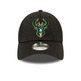 New Era NBA Milwaukee Bucks Black Base Team Pop 39THIRTY Cap