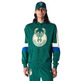 New Era NBA Milwaukee Bucks Colour Block Pullover Hoodie "Dark Green "