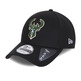 New Era NBA Milwaukee Bucks Diamond Era 9FORTY Cap "Black"