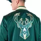 New Era NBA Milwaukee Bucks Satin Bomber Jacket "Dark Green"