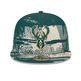 New Era NBA Milwaukee Bucks Tip Off 2024 9FIFTY Snapback Cap