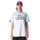 New Era Womens NBA LA Lakers Oversized T-Shirt "Pastel Blue"