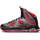 Lebron X "BlacRed Diamond" (006/negro/rojo)