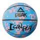 Peak Basketaball Ball "I Cam Play Light Blue-Pink" (Size 7)