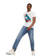 Puma Basketball Graphics Court Tee "White-Adriatic"