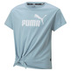 Puma Girls ESS Logo Knotted Tee