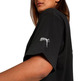 Puma Womans Basketaball Cherry on Top Graphic Oversized Fit Tee "Black"