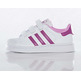 Adidas Superstar CF C (28-35/blanco/burdeos)