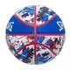 Balón Spalding Blue Red Graffiti Sz7 Rubber (Talla 7)