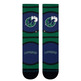 Stance Casual NBA Dallas Mavericks Mini Ball Hardwood Classic Poly Crew Socks