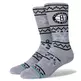 Stance NBA Brooklyn Nets Frosted 2 Crew Socks "Gray"