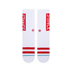 Stance OG Crew Socks "White-Red"