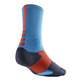 Calcetines Nike Hyper Elite Basket Crew (448/azul/gris/naranja)