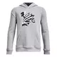 UA Boys Curry Big Splash Hoodie "Mod Gray Light Heather-Black"