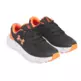 UA Boys' Grade School Surge 4 Running Shoes "Black-Ares Red"