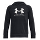 UA Boys' Rival Fleece Big Logo Hoodie "Black"