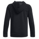 UA Boys' Rival Fleece Big Logo Hoodie "Black"