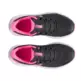 UA Girls' Grade School Surge 4 Running Shoes "Grey Pink"