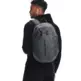 UA Hustle Lite Backpack "Pitch Gray-Black"