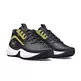 UA Lockdown 7 Low "Black Metallic Gold"