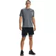 UA Men's HeatGear® Armour Pocket Long Short "Carbon Heather"