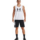 UA Men's Sportstyle Logo Tank "White"