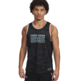 UA Men's Zone Pro Mesh Printed Tank "Black-Anthracite"