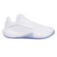 UA Unisex Lockdown 7 Low "White-Metallic Silver"