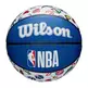 Balón Baloncesto Wilson NBA All Team Ball "RWB" (Talla 7)