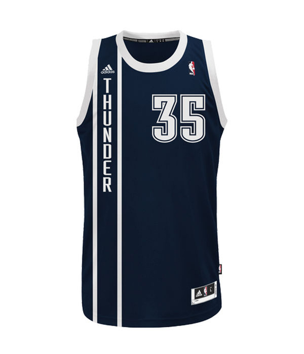 Camiseta NBA Swingman Kevin Durant Oklahoma (negro/blanco)