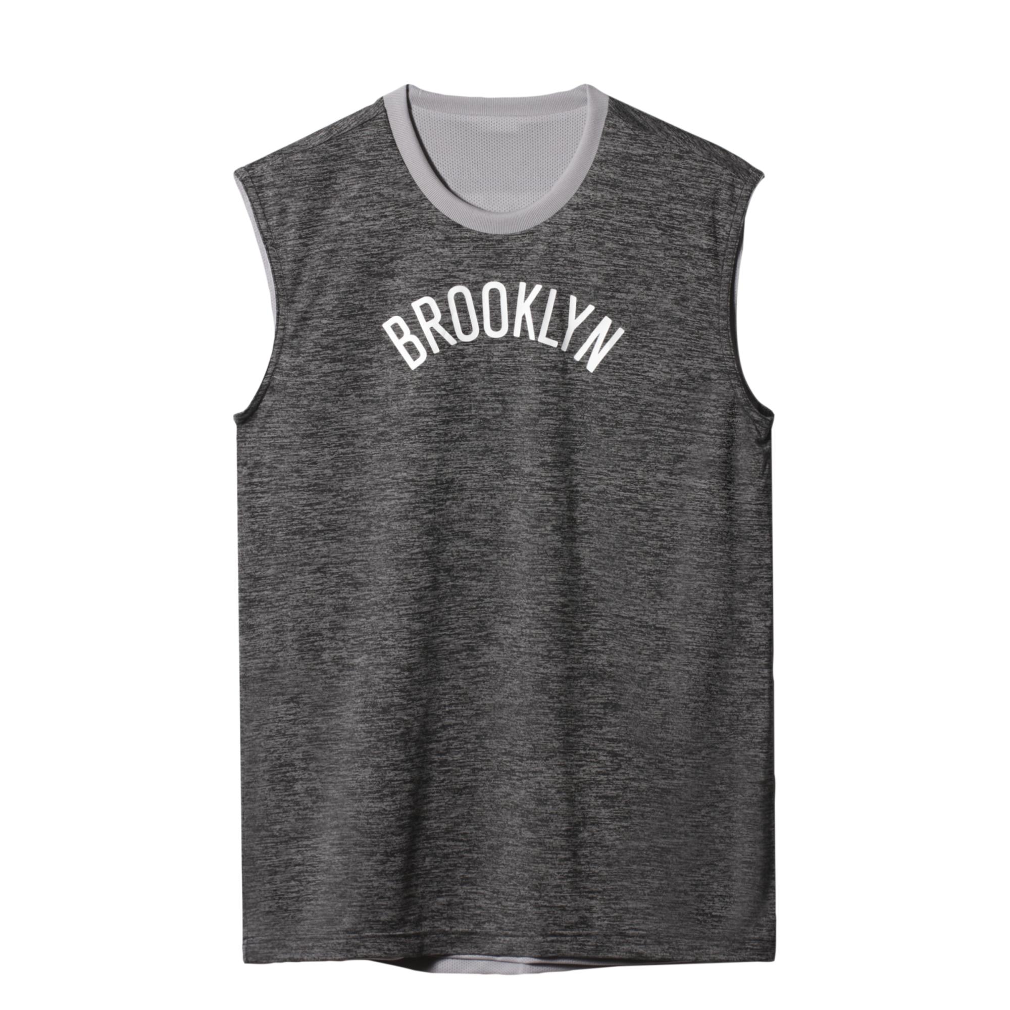 Adidas NBA Camiseta Brooklyn Nets Winter Hoops Rev (gris)