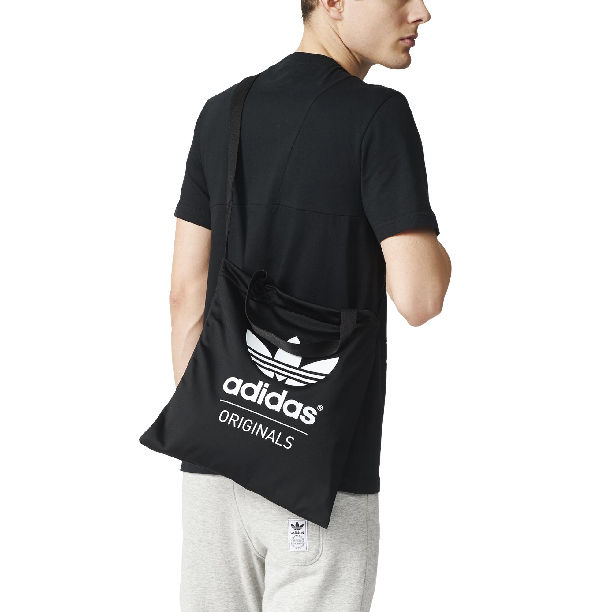 Aventurero sed Funcionar Adidas Originals Bolso Shopper Classic Street (negro/blanco)
