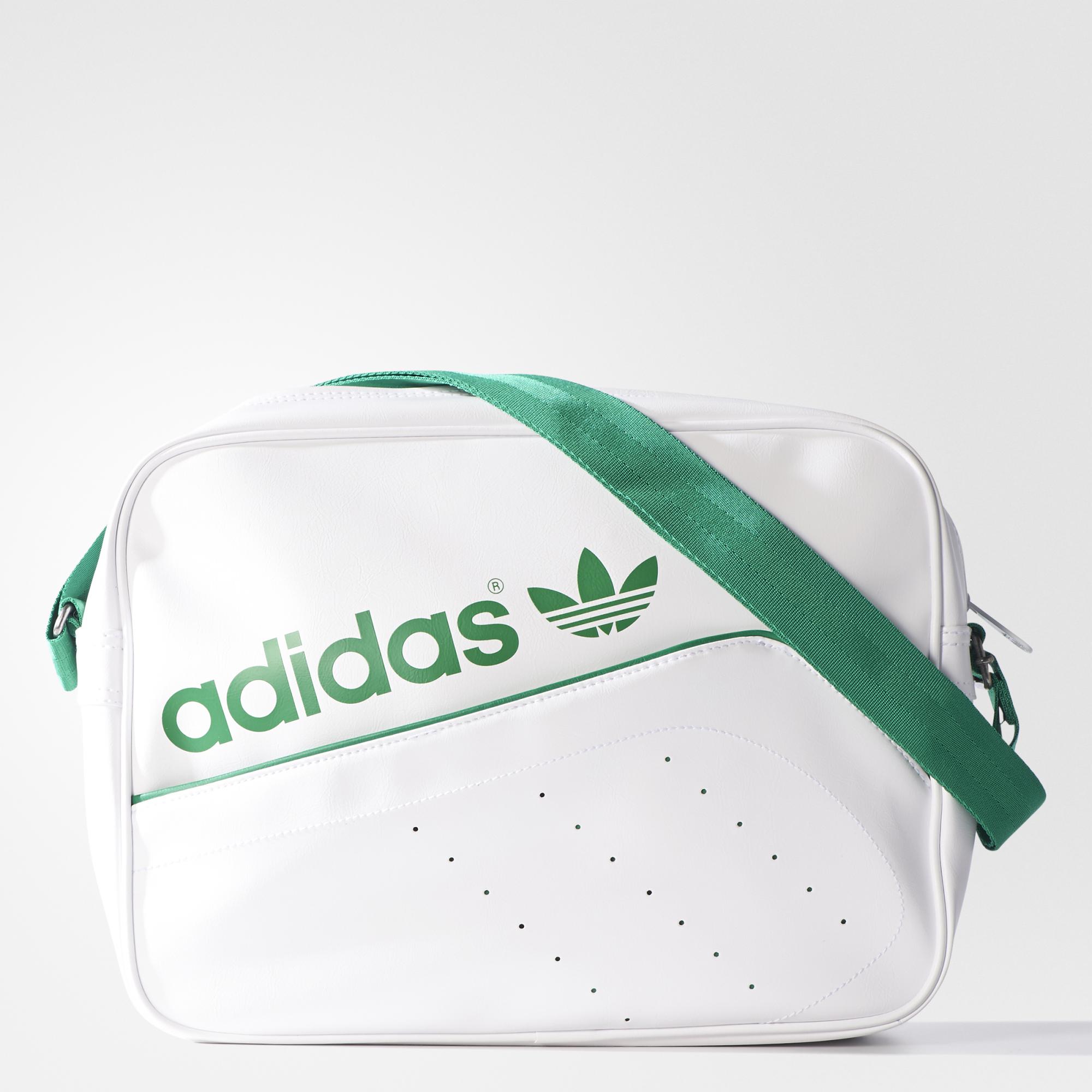Adidas Bolso Airliner Perforated (blanco/verde)
