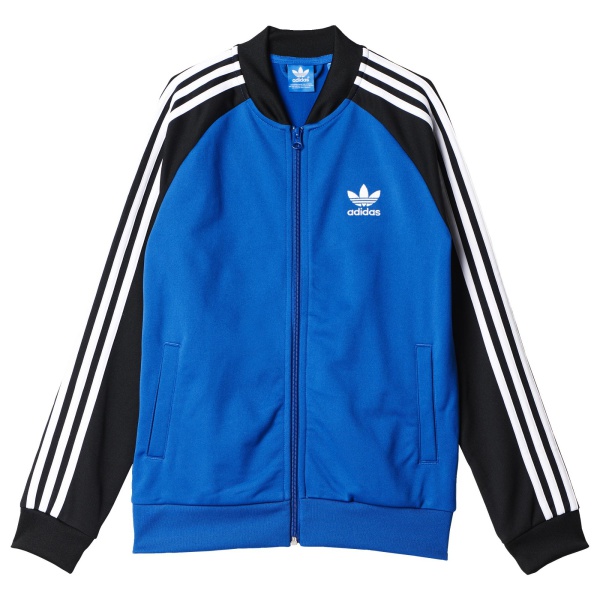 Adidas Originals Niño Basketball Superstar Track Jacket (azul/ne