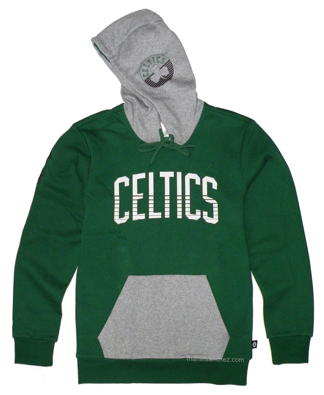 tobillo Decorativo Enorme Adidas Sudadera NBA Celtics Fan Winter Flewece (verde/gris)