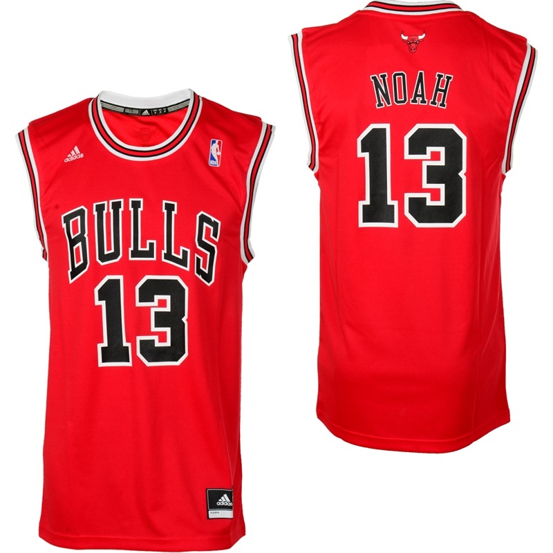 Fuera de veneno Nuclear Adidas Camiseta Réplica Noah Chicago Bulls (rojo/negro)