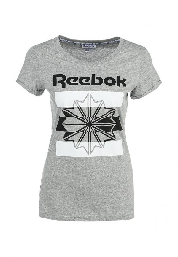 Reebok Classic Camiseta Mujer Starcrest (gris)