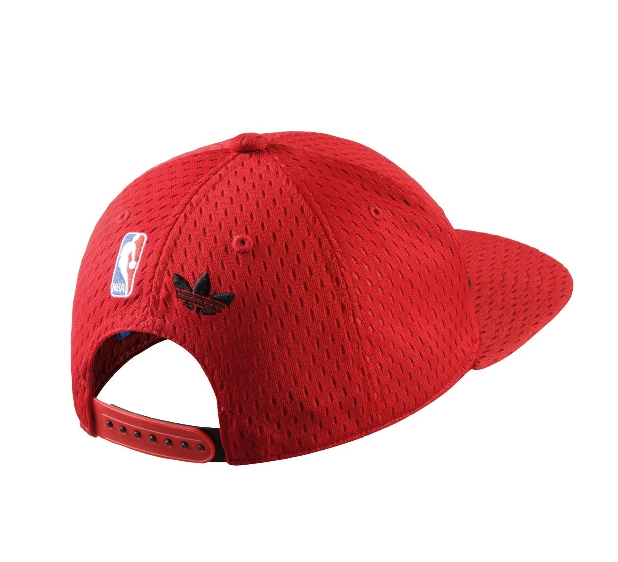 busto fuego Poner Adidas Originals NBA Gorra Mesh Chicago Bulls (rojo/negro/blanco