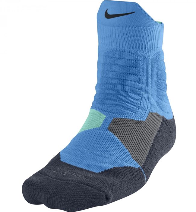 Nike Elite - Calcetines de baloncesto acolchados medianos color azul claro  fotográfico/Volt
