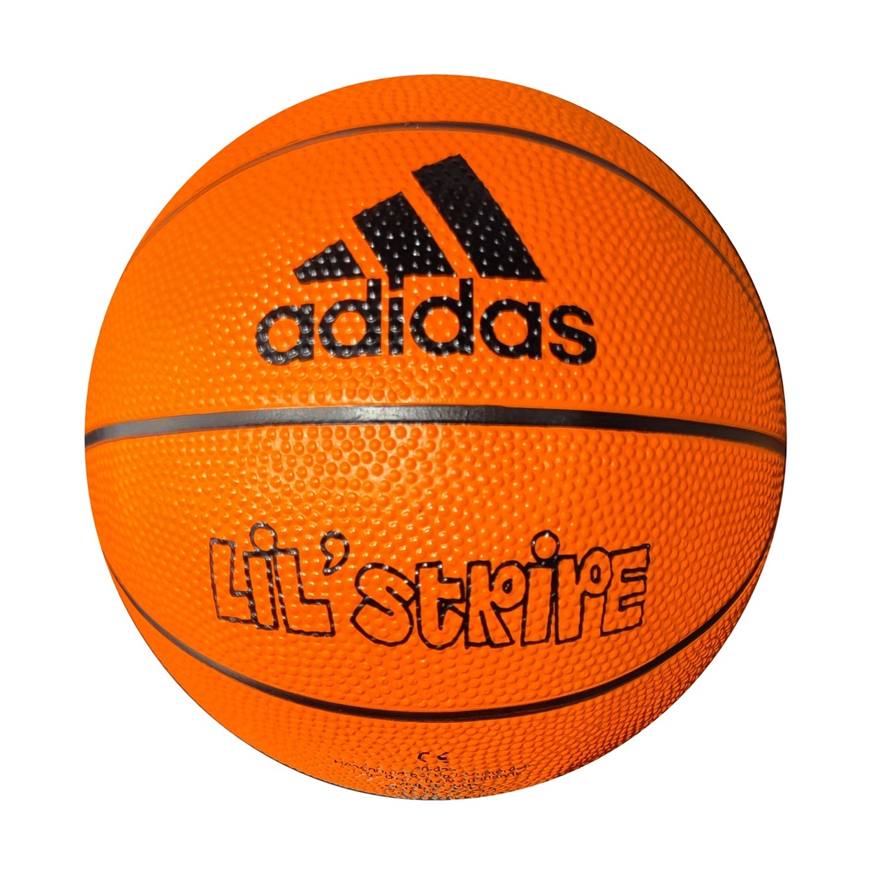 Médico En realidad ambiente Adidas Basketball Lil Stripe Mini Ball Size 3 "Orange"