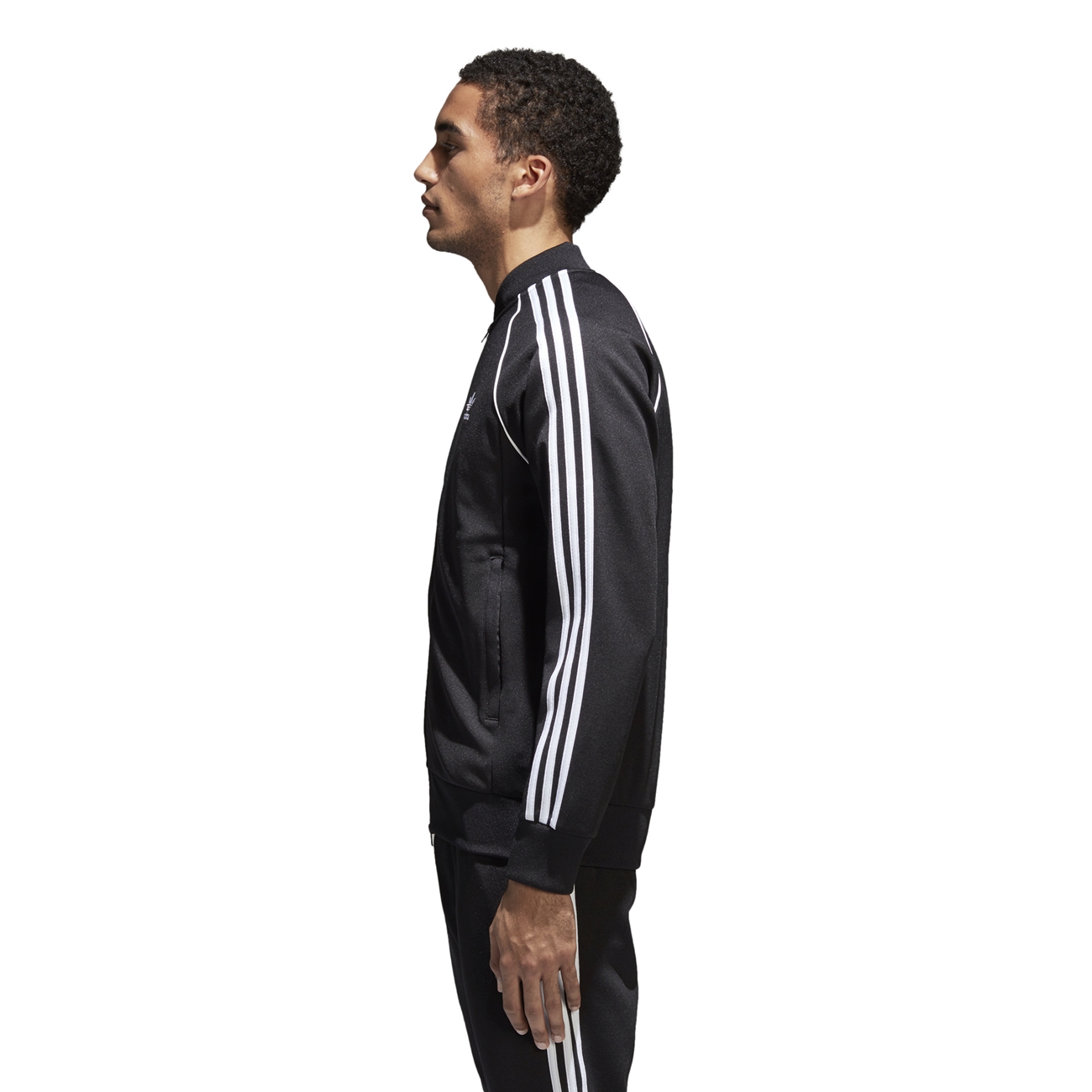 Adidas Originals Superstar Track Top Black White 3715